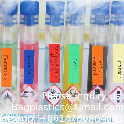Tape d'étiquetage de laboratoire Variété Pack 500 pouces de long x 3/4 pouces de largeur Tape d'étiquetage de laboratoire 5 Tape de couleur assortie
