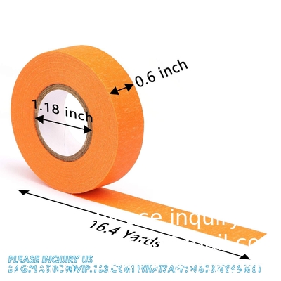 Tape d'étiquetage de laboratoire Variété Pack 500 pouces de long x 3/4 pouces de largeur Tape d'étiquetage de laboratoire 5 Tape de couleur assortie