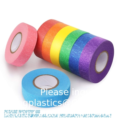 Tape d'étiquetage de laboratoire Variété Pack 500 pouces de long x 3/4 pouces de largeur Tape d'étiquetage de laboratoire 5 Tape de couleur assortie