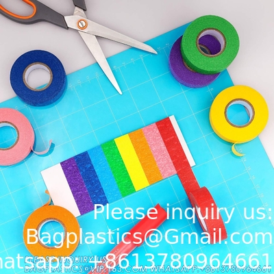 Tape d'étiquetage de laboratoire Variété Pack 500 pouces de long x 3/4 pouces de largeur Tape d'étiquetage de laboratoire 5 Tape de couleur assortie