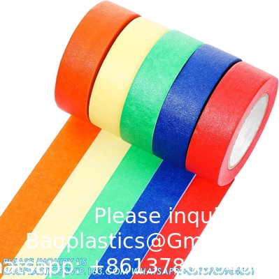 Tape d'étiquetage de laboratoire Variété Pack 500 pouces de long x 3/4 pouces de largeur Tape d'étiquetage de laboratoire 5 Tape de couleur assortie