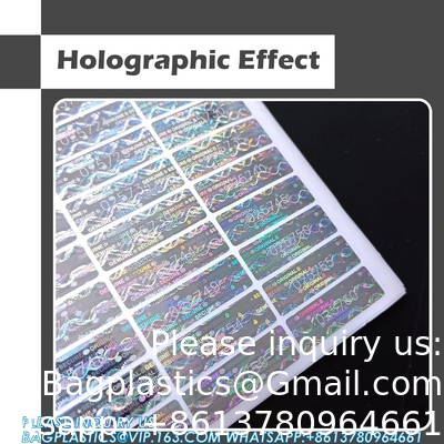 Étiquettes/autocollants holographiques authentiques Transfert d'argent contrefaçon preuve de sécurité Garantie non valide Sceaux/autocollants haute sécurité