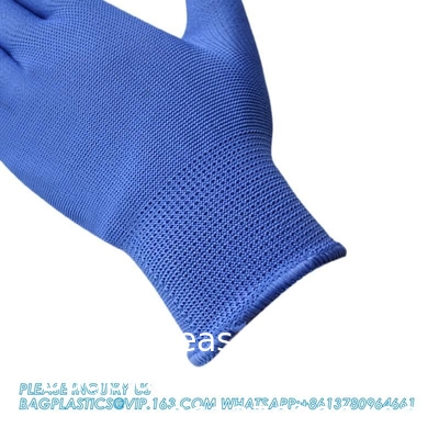Gants en PVC à points Gants de distribution en PVC résistant à l'usure Amd anti-écorchure Protection du travail Gants adhésifs pour hommes et femmes