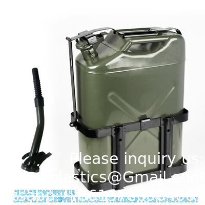 Écran en acier inoxydable METAL SPOUT DEZEL CENTRULE DE CANDULE DE PEUPLE BLACETE D'OIL CENTRULE DE BENZINE D'APPAREILLE Plastique Pour le détenteur de la canette de casoline