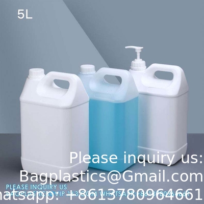 1L 2L 2.5L 3L 4L 5L 6L 10L Baril en plastique Jerry Can Pour le pétrole