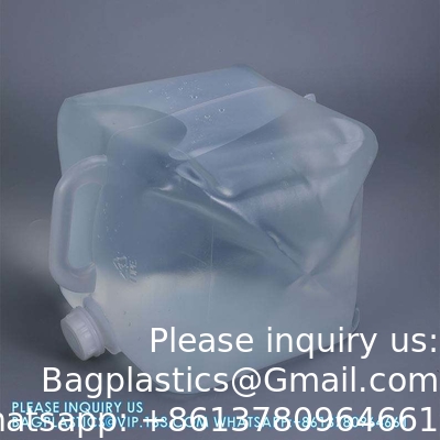 fournitures d'urgence 5L 10L 20L conteneur d'eau pliable avec carton boîte plastique seau de stockage de liquide