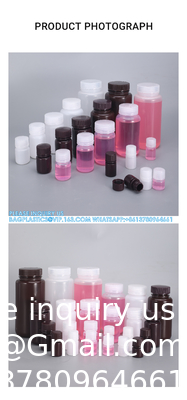 5 ml-1000 ml de laboratoire PP large bouche HDPE Amber Blanc type de stérilisation réactif de récipient bouteille