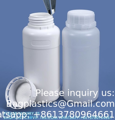 500 ml 100 ml imprimante de logo personnalisé Bouteille en plastique carrée pour emballage de liquide de lait Bouteille pharmaceutique