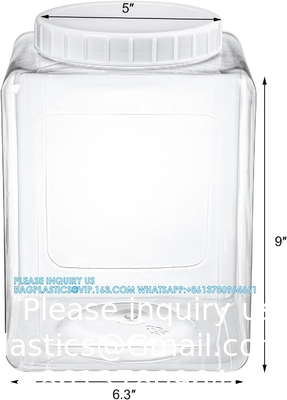 Boîtes en plastique, conteneurs en plastique avec couvercle, boîtes de stockage en plastique pour cuisine, nourriture sèche, collation