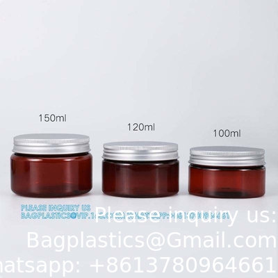 Jars en plastique de 16 onces Jars en plastique claires Jars de maçonnerie Containers de stockage Large bouche avec couvercles Pour la cuisine et le stockage domestique