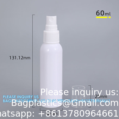 Emballage de liquide médical 50ml 60ml 100ml bouteille en plastique durable avec pompe à pulvérisation pour brouillard anti-inflammatoire