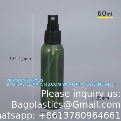 Emballage de liquide médical 50ml 60ml 100ml bouteille en plastique durable avec pompe à pulvérisation pour brouillard anti-inflammatoire