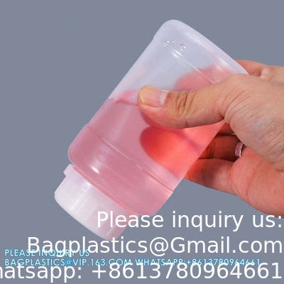 Contenant de stockage de réactif liquide en plastique rond clair de 250 ml Matériau PP de qualité alimentaire Bouteille étanche