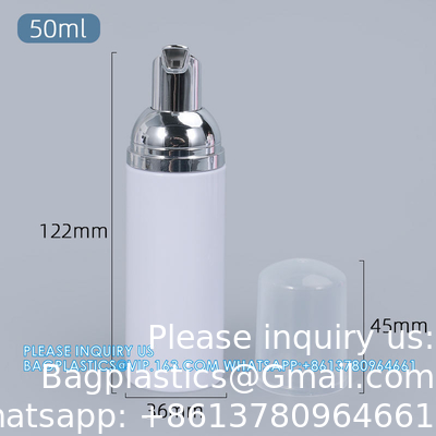 Bouteilles de lavage à la main en gros de 80 ml Cosmétiques clairs Plastique pour animaux de compagnie Pompe en mousse SPRAYER Contenant de savon Conservatoire cosmétique Emballage