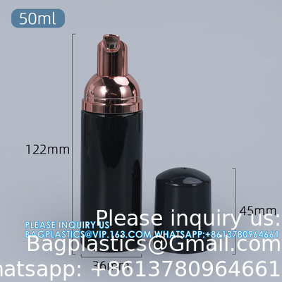 Bouteilles de lavage à la main en gros de 80 ml Cosmétiques clairs Plastique pour animaux de compagnie Pompe en mousse SPRAYER Contenant de savon Conservatoire cosmétique Emballage