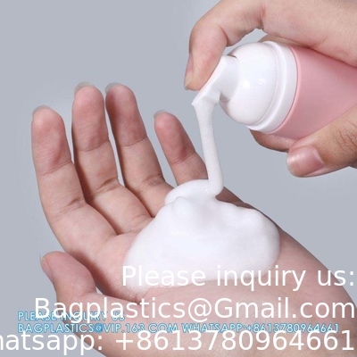 Bouteilles de lavage à la main en gros de 80 ml Cosmétiques clairs Plastique pour animaux de compagnie Pompe en mousse SPRAYER Contenant de savon Conservatoire cosmétique Emballage