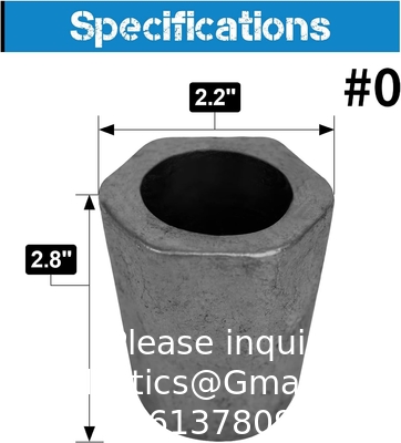 Crêpière à graphite d'argile pour la fusion des métaux, la coulée, le raffinage de l'or, de l'argent, du cuivre, du laiton, de l'aluminium