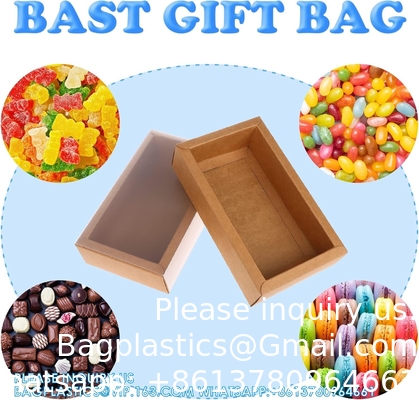 Carton petit carton boîtes d'emballage de cadeaux pour les fêtes, bonbons et bijoux