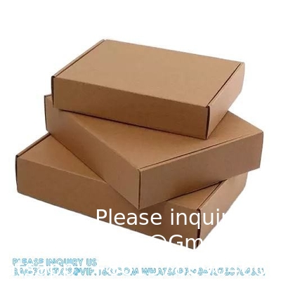 16.7 x 13 x 2,5 pouces boîte d'expédition portable boîte de messagerie sécurisée Kraft boîtes aux lettres pour l'emballage portable en mouvement avec chargeur