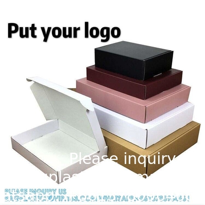 16.7 x 13 x 2,5 pouces boîte d'expédition portable boîte de messagerie sécurisée Kraft boîtes aux lettres pour l'emballage portable en mouvement avec chargeur