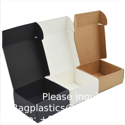 16.7 x 13 x 2,5 pouces boîte d'expédition portable boîte de messagerie sécurisée Kraft boîtes aux lettres pour l'emballage portable en mouvement avec chargeur