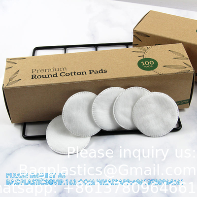 Nettoyage du visage beauté Démaquillant en vrac tampons de coton pur tampons de dames simples tampons de coton cosmétiques Fabrication