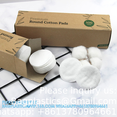 Nettoyage du visage beauté Démaquillant en vrac tampons de coton pur tampons de dames simples tampons de coton cosmétiques Fabrication