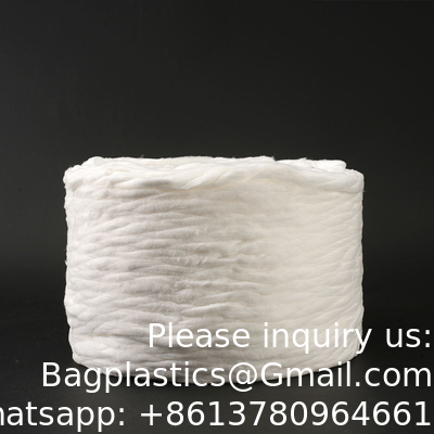 100% coton médical en coton chirurgique en bobine en coton en coton pur en coton en rouleau en coton pur en coton original pour les bourgeons de coton