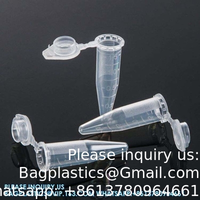 Stérilisé 0,5 ml 2 ml Ronde fond de microcentrifugeuses coniques Tubes de laboratoire de centrifugeuse 1,5 ml