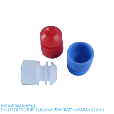 12*100mm Ronde fond tube à essai en plastique Tubes à échantillon avec vis Laboratoire fournisseur de laboratoire Tubes à essai en plastique avec bouchon