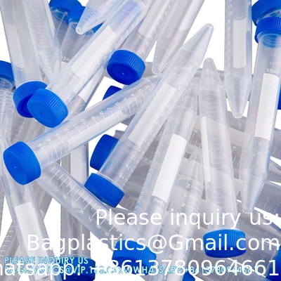 Ambre stérile 1,5 ml Microcentrifugeuse Tube à microcentrifugeuse Tube à centrifugeuse conique Falcon Tubes à centrifugeuse coniques 15 ml, 100 pcs Stérile