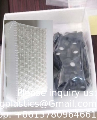 Emballage de 100 flacons en verre avec capuchon à vis phénolique noir (4 ml, transparent) Flacons en verre ambré en forme de gouttière