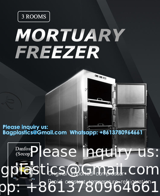 Régulateur de température individuel 3 tiroirs équipement funéraire fournitures boîte refroidisseur chambre morgue congélateur
