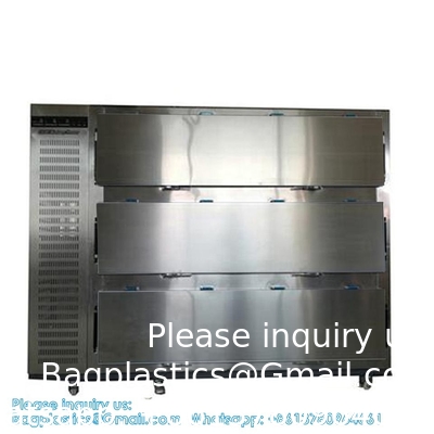 Régulateur de température individuel 3 tiroirs équipement funéraire fournitures boîte refroidisseur chambre morgue congélateur