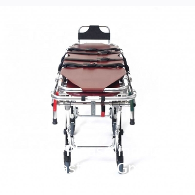 Accessoires de cercueil 304 en acier inoxydable Fabrication de brancards pour les funérailles pliables sur mesure