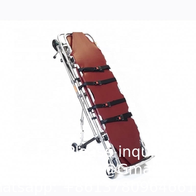 Accessoires de cercueil 304 en acier inoxydable Fabrication de brancards pour les funérailles pliables sur mesure