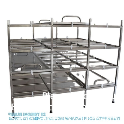 Prix d'usine Morgue de style américain Cadeau Cremation Funéraire Morgue réfrigérateur Rack à vendre