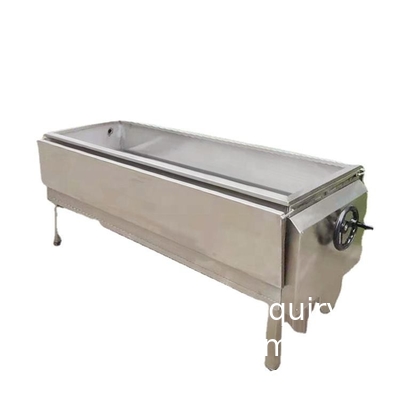 Table d'embaumement de l'évier de formalin Fabrication de la morgue Station d'autopsie Table de lavage des cadavres Table de dissection Table d'autopsie