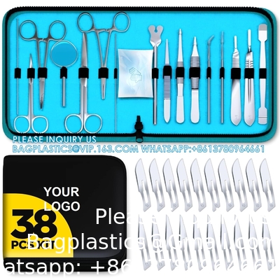 Kit de dissection avancée - 37 pièces au total. instruments en acier inoxydable de haute qualité parfait pour l'anatomie, la biologie, la botanique