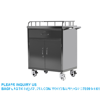Fabrique de fournitures de meubles de laboratoire Fabrique personnalisée Fabrique personnalisée en acier inoxydable 304 Chariot médical métallique