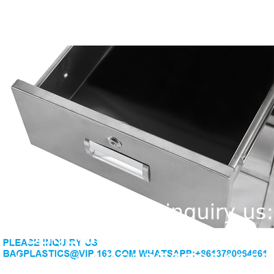 Fabrique de fournitures de meubles de laboratoire Fabrique personnalisée personnalisée bureau en acier inoxydable métallique avec serrure