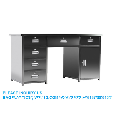 Fabrique de fournitures de meubles de laboratoire Fabrique personnalisée personnalisée bureau en acier inoxydable métallique avec serrure
