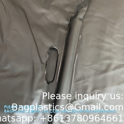 Fabrication personnalisée Fermeture à glissière centrale jetable imperméable à l'eau corps mort sac de colisage croisé