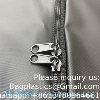 Fabrication personnalisée Fermeture à glissière centrale jetable imperméable à l'eau corps mort sac de colisage croisé