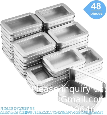 Boîtes en ferraille métallique Boîtes en ferraille métallique avec couvercles Boîtes de stockage claires Boîtes de stockage vides Boîtes d' étui Boîtes rectangulaires