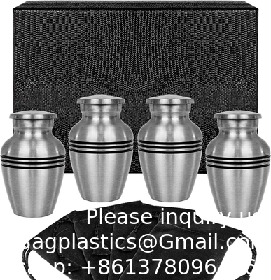 Urnes pour cendres humaines Femme et homme, Urnes pour cendres adulte Femme, Urnes funéraires - Pewter, 4 petits souvenirs