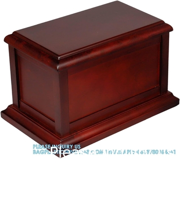 Urnes en bois massif de cerisier pour mâles adultes, urnes de crémation Urne de cercueil en bois écologique pour cendres humaines adulte femelle