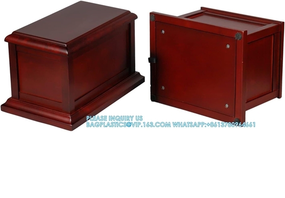 Urnes en bois massif de cerisier pour mâles adultes, urnes de crémation Urne de cercueil en bois écologique pour cendres humaines adulte femelle