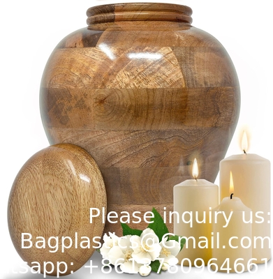 Monuments Urnes en bois pour les cendres humaines Homme/Femme adulte - Urne de crémation en bois réel pour les cendres Hommes/Femmes adultes