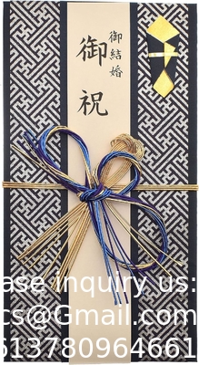 Enveloppes d'argent de mariage pour les cadeaux en espèces Enveloppes de cadeau de mariage japonaise
